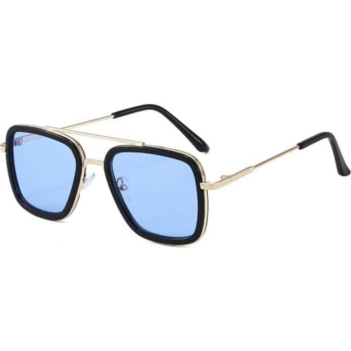 Lightweight Portable Semi Metallic Trend Sunglasses man woman Nasal Brace Firm Hinge Texture Mirror Leg Fine Workmanship