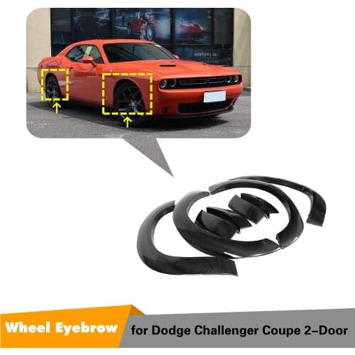 Car Wheel Arch Trim Cover Protector Fender Flare Kit for Base Dodge Challenger GT TA 2010-2019 Car Accessories Body Kits