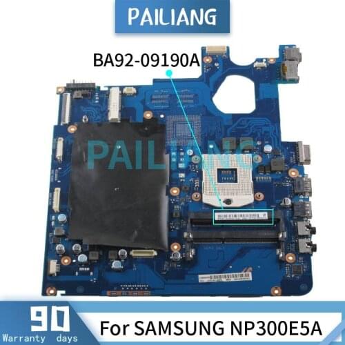 PAILIANG Laptop motherboard For SAMSUNG NP300E5A Mainboard BA92-09190A HM65 DDR3 TESTED