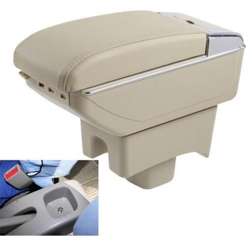 For LiFan 320 330 armrest box central Store content Storage box with cup holder ashtray USB interface 2008-2013