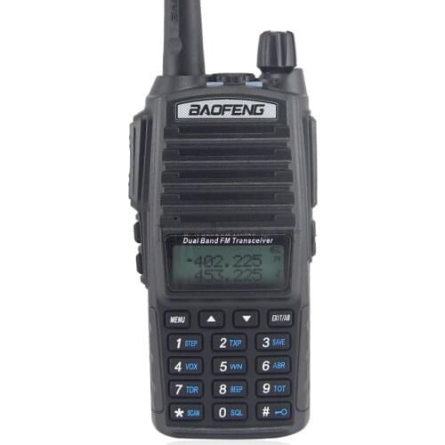 Hot Original BaoFeng uv-82 Walkie Talkie Dual Band Two Way Radio Double PTT Headset Portable Radio comunicador Pofung uv 82 ham