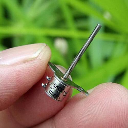 5PCS Nidec Mini 6MM Precision Stepper Motor Two-phase Four-wire with 17mm Long Stalk 32 Ohms Fit Camera Lens Adjustment