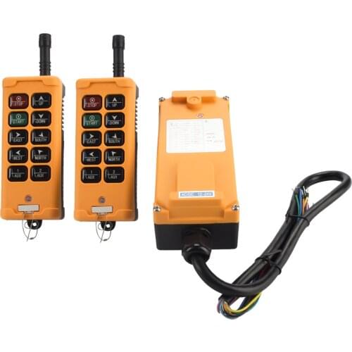 YNieDer 2 Transmitters 10 Channels 1 Speed 2 Transmitters Hoist Crane Truck Remote Control System g controller remote XH00029