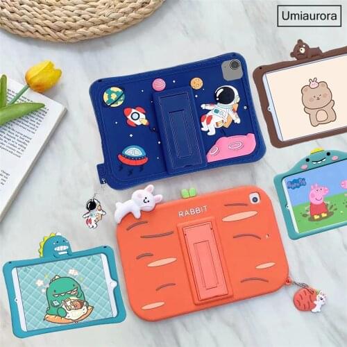 Kids Cartoon Cover For iPad 7th 8th 10.2 Pro 11 9.7 10.5 2018 2017 Air 1 2 3 4 10.9 2020 Mini 5 2019 Silicone Tablet Case Funda