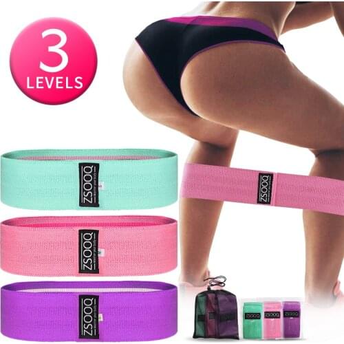 Fabric Resistance Hip Band Elastic Fitness Expander Booty Bands Strength Training Body Glute bands Workout Exercise Equipments