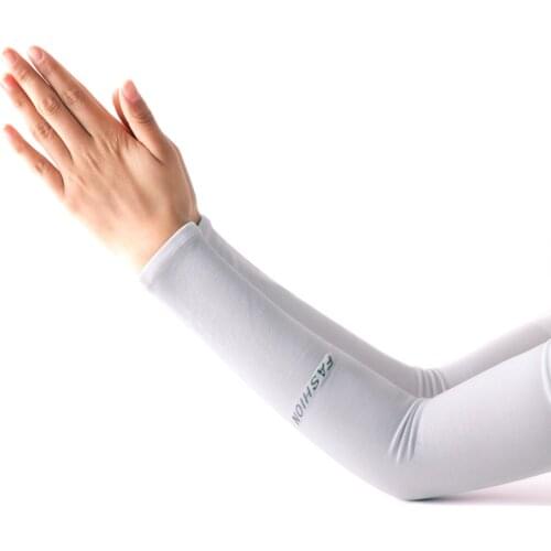 Arm Sleeve Bike Sun Protection Sports Sleeves Women Hand Cover Ice Silk Outdoor Sunscreen UV рукава втулка Manga كم