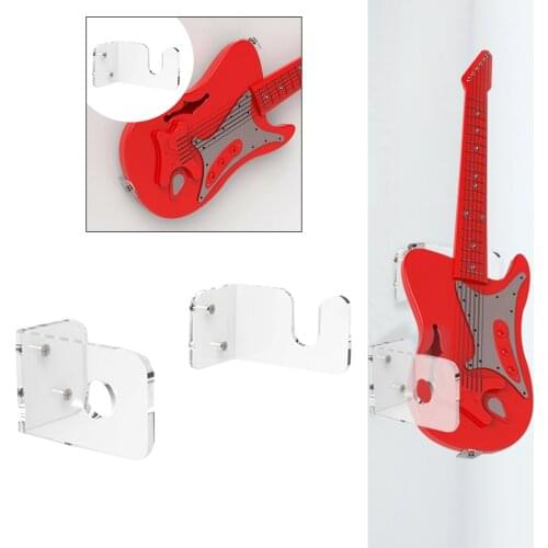 2pcs Guitar Wall Mount Guitar Mount for All Guitars, Bass Guitars, Violins, Mandolins, Ukuleles