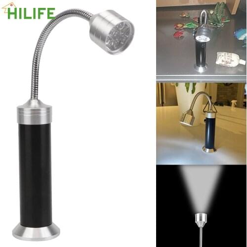 9 LED Flashlight 1 pcs Super-Bright Outdoor lighting BBQ Grill Light 360 ° Adjustable Soft Tube Lighting Lamp Magnetic Base