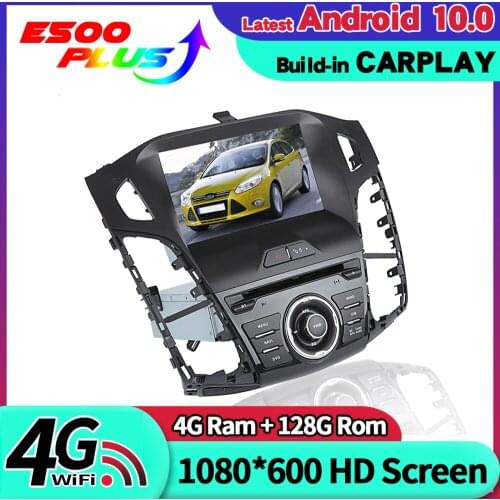 For Ford Focus 2012 2014 2015 Car Radio Stereo GPS Navigator 4GB Ram 128GB Rom Autoradio Android 10 Multimedia Player