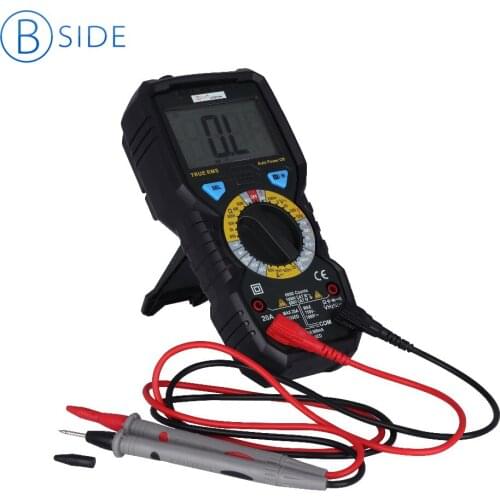 6000 Counts True RMS Digital Multimeter BSIDE ADM08A Auto Range LCD Display Multimeter With Capacitance Frequency Diode NCV Test