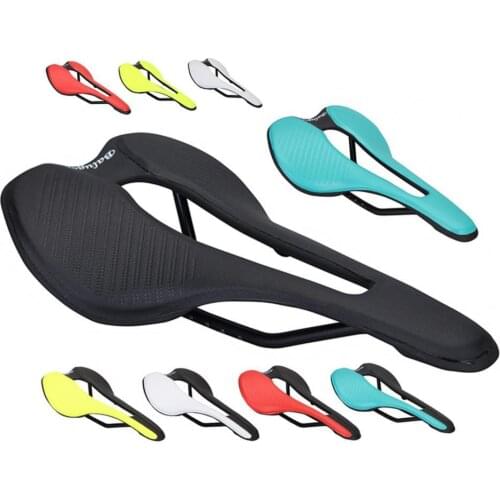 Hollow Bicycle Seat Good FillingEasy to Install Bike Seat Ergonomic Design Saddle Artificial Mountain Bike Saddles for Cycling