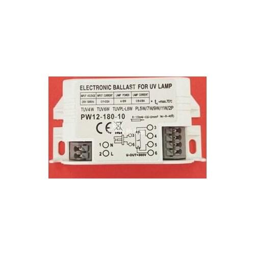 PW12-180-10 germicidal lamp electronic ballast 230V UV T5 4W 6W 8W 11W TUV6W TUV4W TUV8W PL-S 5W 7W 9W 11W 220V-240V
