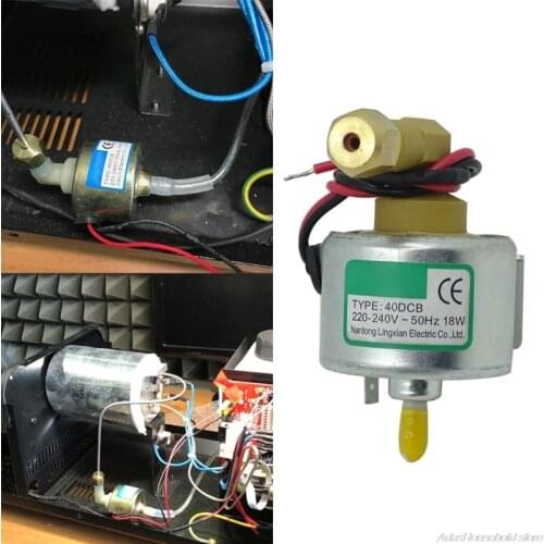 Small 18w 220v 40DCB Smoke Machine Oil Pump Steam Fogger Aspirator Water Spray Motor Parts for Fog Machine/snow Machine Dropship