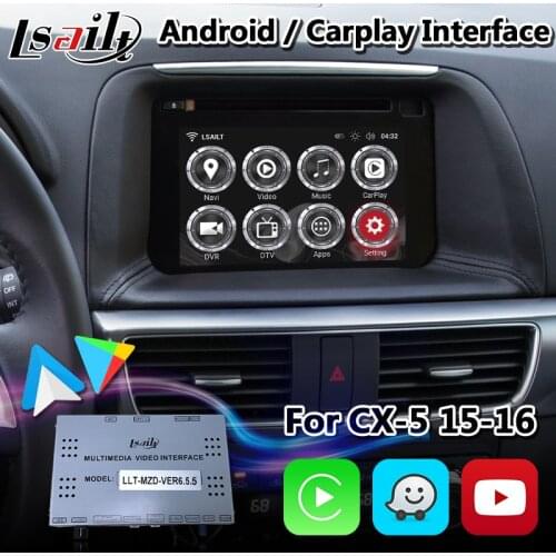 Android Multimedia Video Interface for Mazda CX-5 Car MZD Connect System 2015-2017 model support add wireless carplay and adas
