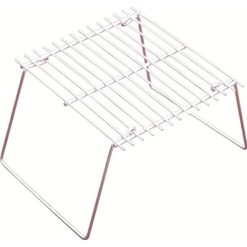 Outdoor Camping Foldable Stove Rack Portable Ultralight Barbecue Grill Mini Stainless Steel Outdoor Camping Picnic Pot Stand