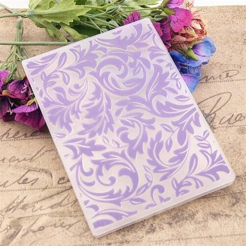 Easter plastic Curved feather template craft card making paper card album wedding decoration scrapbooking embossing folder