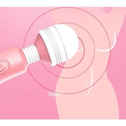 Candiway 2 Mode Silicone Cute Magic Wand G-spot Body Massager Stimulate Clitoris Orgasm Adult Product Sex Toy For Woman 1PC