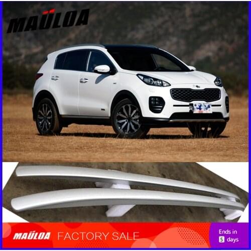 High quality ABS sticker install side rail bar roof rack for KX5 Sportage 2016 2017 2018