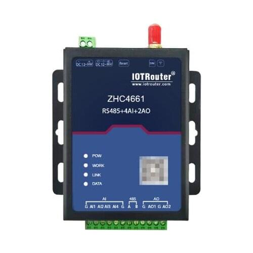 Zhc4661 Analog Input and Output Module 4-20mA to 485 Communication Module MODBUS Analog Acquisition