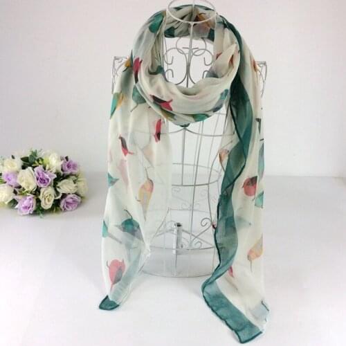 Animal Style Bird Print Scarf ,Shawls And Scarves ,Women Winter Scarfs 2014,Bandana,Muslim Hijab