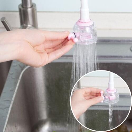 1PC 360 Degree Adjustable Kitchen Faucet Extension Tube Bathroom Extension Faucet Shower Convenient Kitchen Faucet Accessories