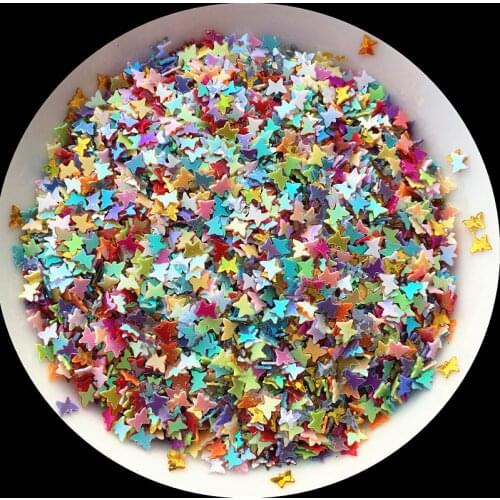 10g/Lot 3mm Little Butterfly Shape Sequins For Craft lentejuelas Paillettes for Nail Art manicure/Wedding Decoration confetti