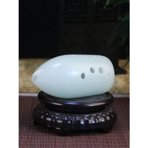10 holes organic jade Xun resin ocarina Chinese ancient ocarina F G tone