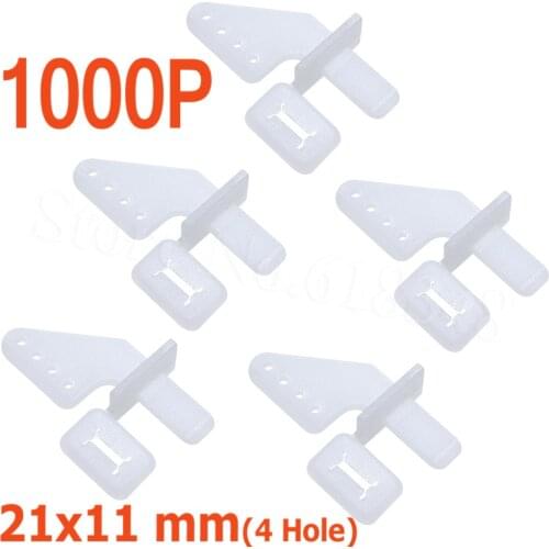 1000 pcs /lot Nylon Pin Horns 21x11 (4 Holes) For RC Airplanes Parts Remote Control Foam Electric Plane Aeromodelos