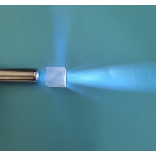 15 * 15 * 15MM Cubic Hexahedron Splitting Prism One-Reflective Nine-Transparent 10 To 90 Splitting Prism cute light