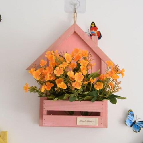 2Pieces/Lot Wall-mounted Flower Basket Decoration Home Decor Shelves Shelf Room Decoration Wall Decorations декор Étagères