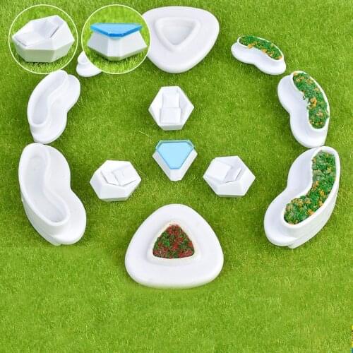 2pcs Model Flower Bed Chair 1:75 1:100 1:150 Building Model Material DIY Park Seat For Garden /Railway/Railroad/Train Layout