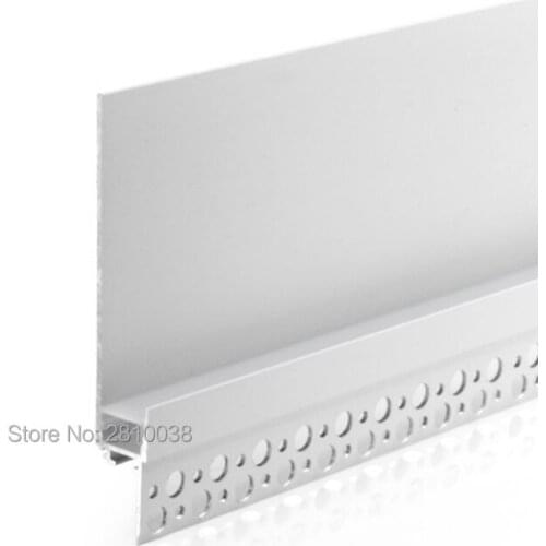 25 X 2M Sets/Lot recessed wall linear led bar profile light large H type aluminium profile led channel for wall lighting