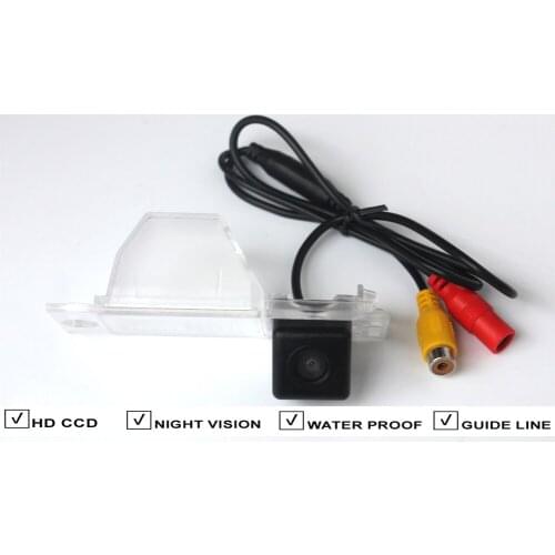 CCD Car Rear View Reverse Camera For Hyundai IX35 2015 TUCSON 2015 Vehicle Backup Parking Assist Camera Guide Line Night Vision