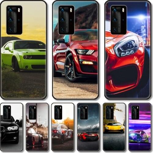 Sports car Phone Case For Huawei Honor 20 10 9 8 N Pro Lite A C RU black cell shell