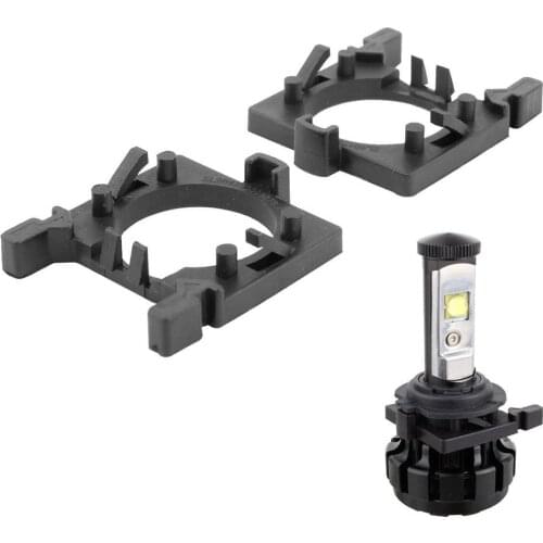 2pcs H7 LED Headlight Bulb Holders Adapters Headlamp Light Lamp Base for Ford Focus Fiesta Mondeo Car Accessories