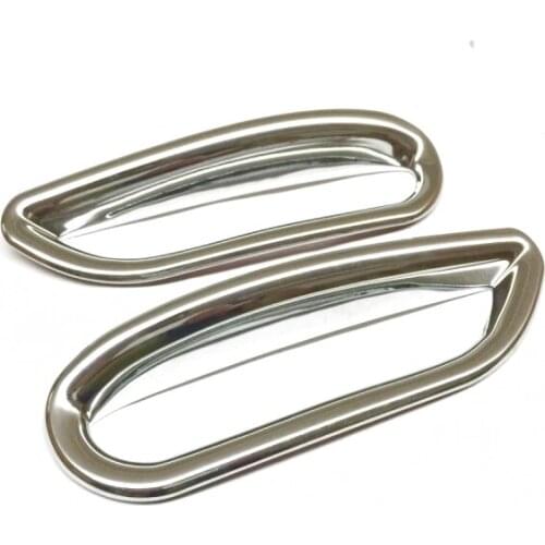 For Nissan Qashqai J11 2014 2016 2 Pcs/lot ABS Chrome Rear Reflector Fog Light Lamp Cover Sticker Decoration Trim Accessories