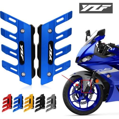 FOR YAMAHA YZF-R1 YZF-R6 YZF-R25 YZF-R3 YZF R1 R3 R25 R15 2008-2021 Motorcycle Fender Side Protection Guard Mudguard Sliders