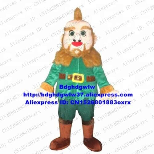 Giant Colossus Wild Man Savage Geek Mascot Costume Adult Cartoon Character Outfit Suit Welcoming Banque Ribbon-cutting zx2676