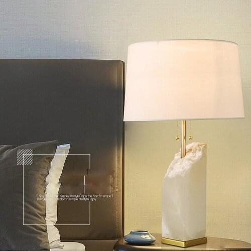 Led e27 Postmodern Nordic Iron Fabric Jade LED Lamp.LED Light.Table Light.Table Lamp.Desk Lamp.LED Desk Lamp For Bedroom Office