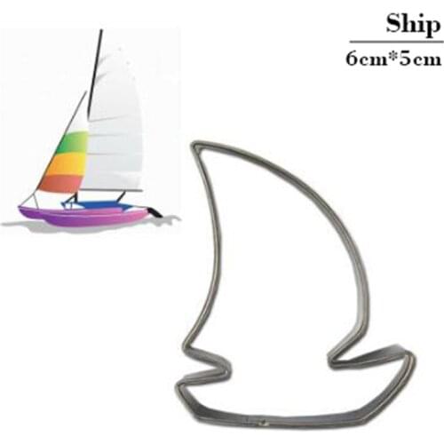 Sailboat Cupcake Doll Mousse Biscuit Cookie Cutter Tools Metal Bakeware Stainless Steel Shopping Sales Online Baking Fondant