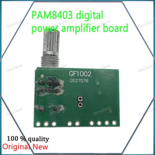 PAM8403 Module Digital Power Amplifier Board Miniature Class D Power Amplifier Board 2 * 3 W High 2.5 ~ 5 v USB Power Supply