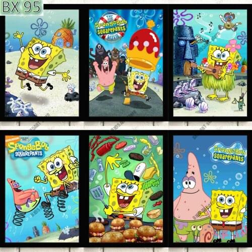 Full Square/Round Diamond Painting Cartoon Anime 5D Diamond Embroidery Mosaic Cross Stitch Kits Children Home Decoration Gift