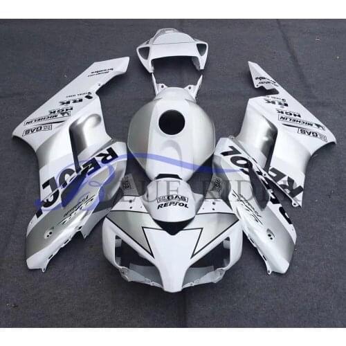 Motorcycle Bodywork Full Fairing Kit For Honda CBR1000RR 04 - 05 Grey White Sport Fairings Set CBR 1000RR 2004 -2005