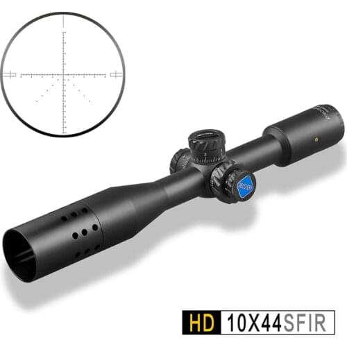 Discovery HD 10x44SFIR fixed power hunting rifle scope Optical Sight Illumination Glass Etched Reticle For Tactical Shooting