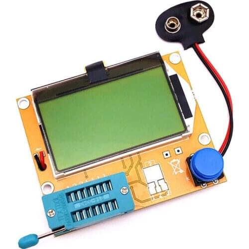 LCD Digital Transistor Tester Meter LCR-T4 Backlight Diode Triode Capacitance Transistor ESR Meter For MOSFET/JFET/PNP/NPN L/C