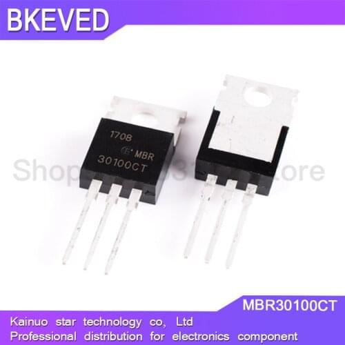 10pcs MBR30100 TO220 MBR30100CT TO-220 MBRF30100CT MBRF30100 B30100G
