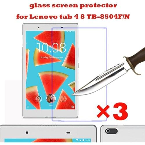 3PCS glass screen protector for Lenovo tab 4 8 TB-8504F/TB-8504N anti-explosion protective tablet film