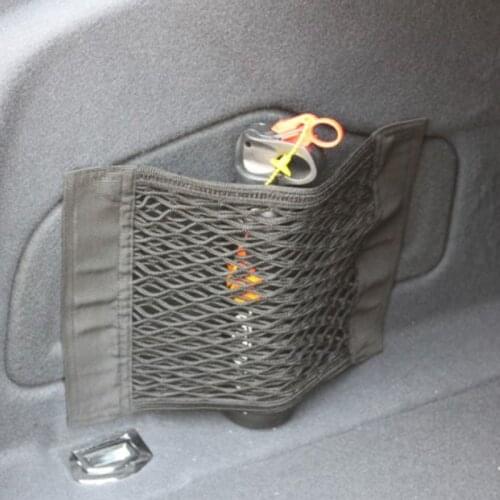 Alijunda Car Rear Trunk Seat Storage Net Pocket Bag Car styling for Land Rover Range Rover/Evoque/Freelander/Discovery