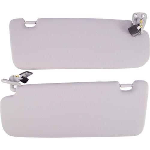 Car Inner Sun Visor Shield Shade Board with Mirror for HYUNDAI 2005 2006 2007 2008 2009 Sonata NF NFC Grey