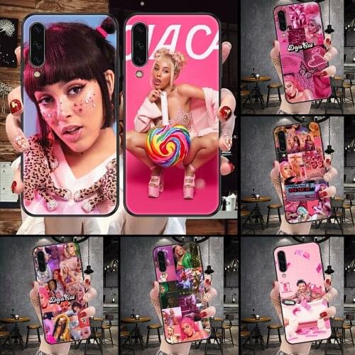 Doja Cat Phone Case For Samsung Galaxy A 10 12 20E 21S 30 32 40 50 51 52 70 71 72 5 6 7 2016 2018 black pretty shell soft cover
